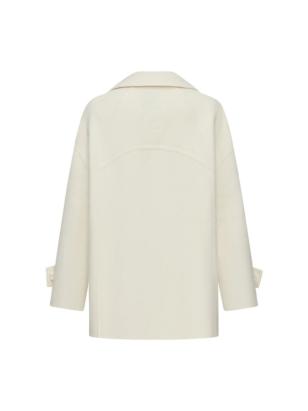 MUKZIN Linglong“Winter Snow”Heavyweight Reversible Wool Coat