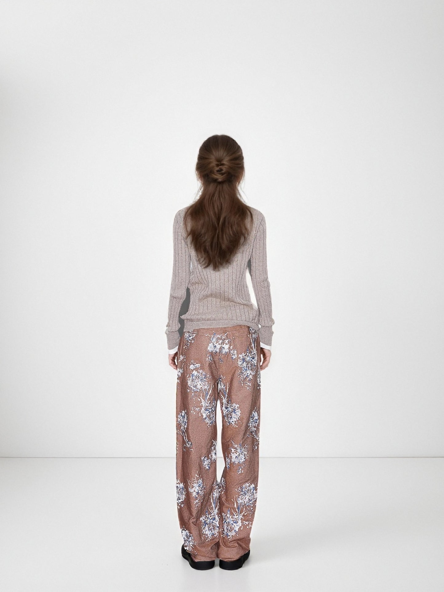 MUKZIN Linglong 'bamboo joint' Slim-fit Cashmere Blended Sweater