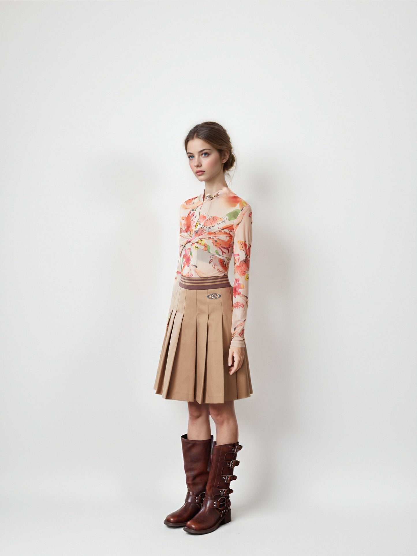 Hollow Elegant Fashionable Bottoming Shirt