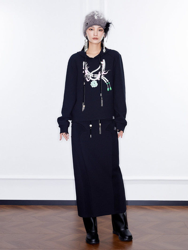 MUKZIN  Linglong  Long-sleeve Hoodie